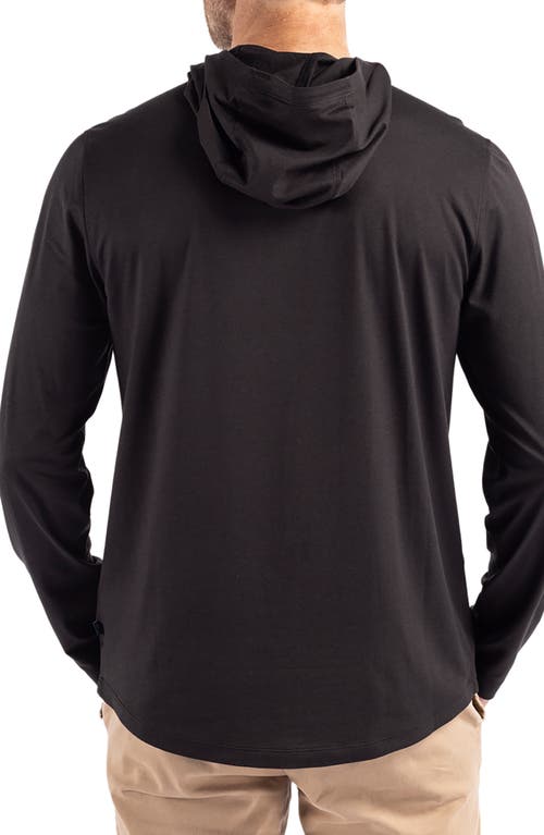 Cutter & Buck Coastline Epic Comfort Hoodie In Black