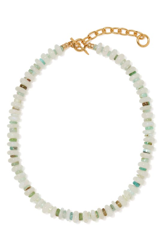 Shop Lizzie Fortunato Tola Beaded Necklace In Blue