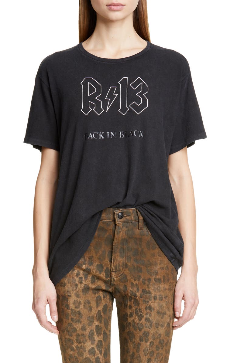 R13 Back in Black Graphic Tee | Nordstrom