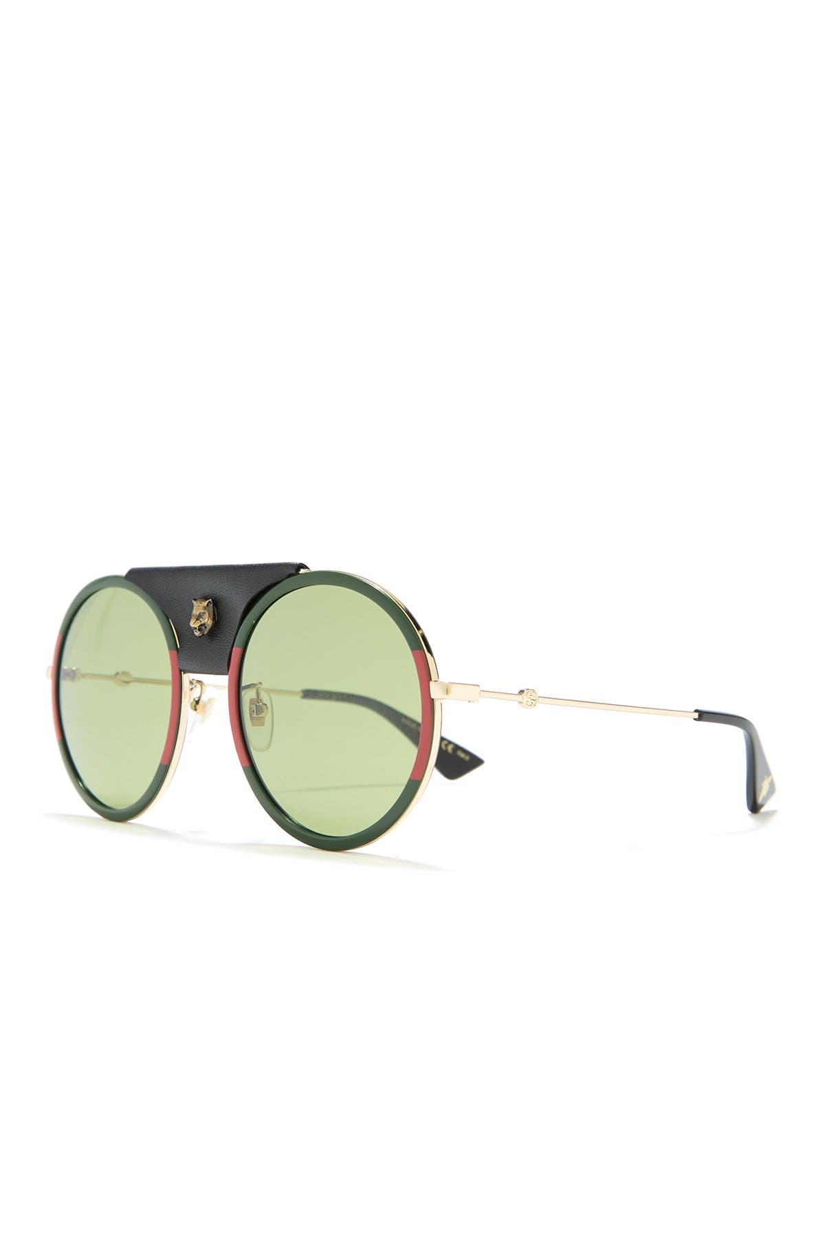 GUCCI 56mm Round Aviator Sunglasses Nordstrom Rack