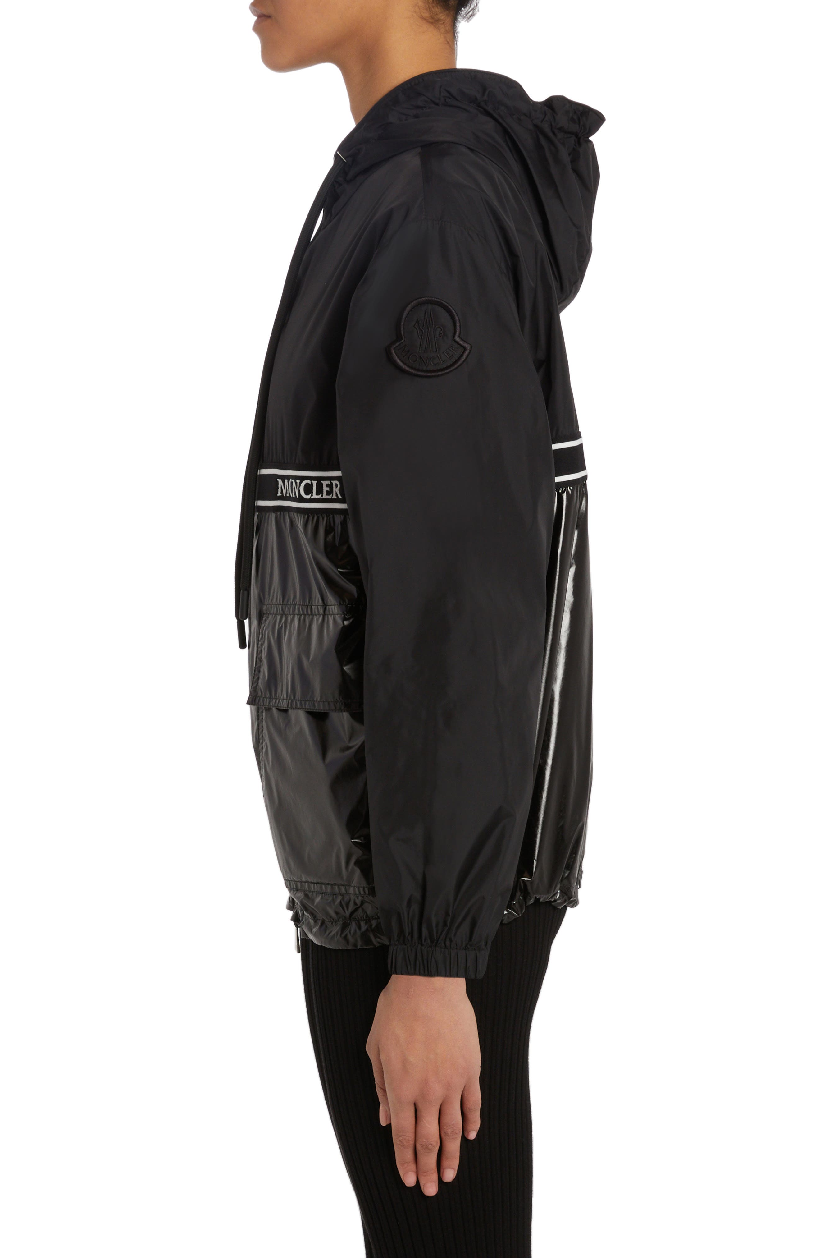 Moncler Komoe Mixed Media Hooded Jacket Nordstrom