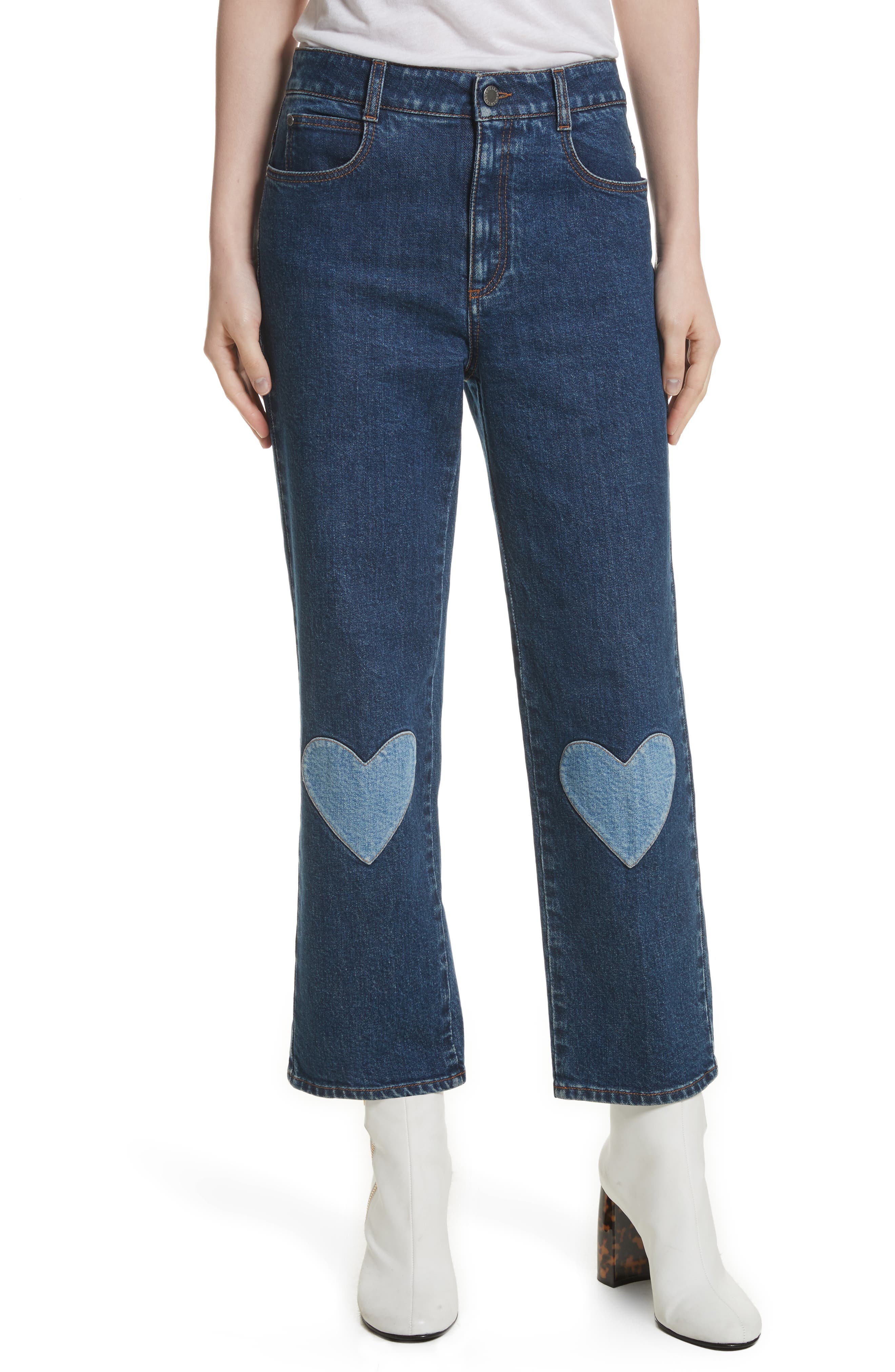 stella mccartney heart jeans