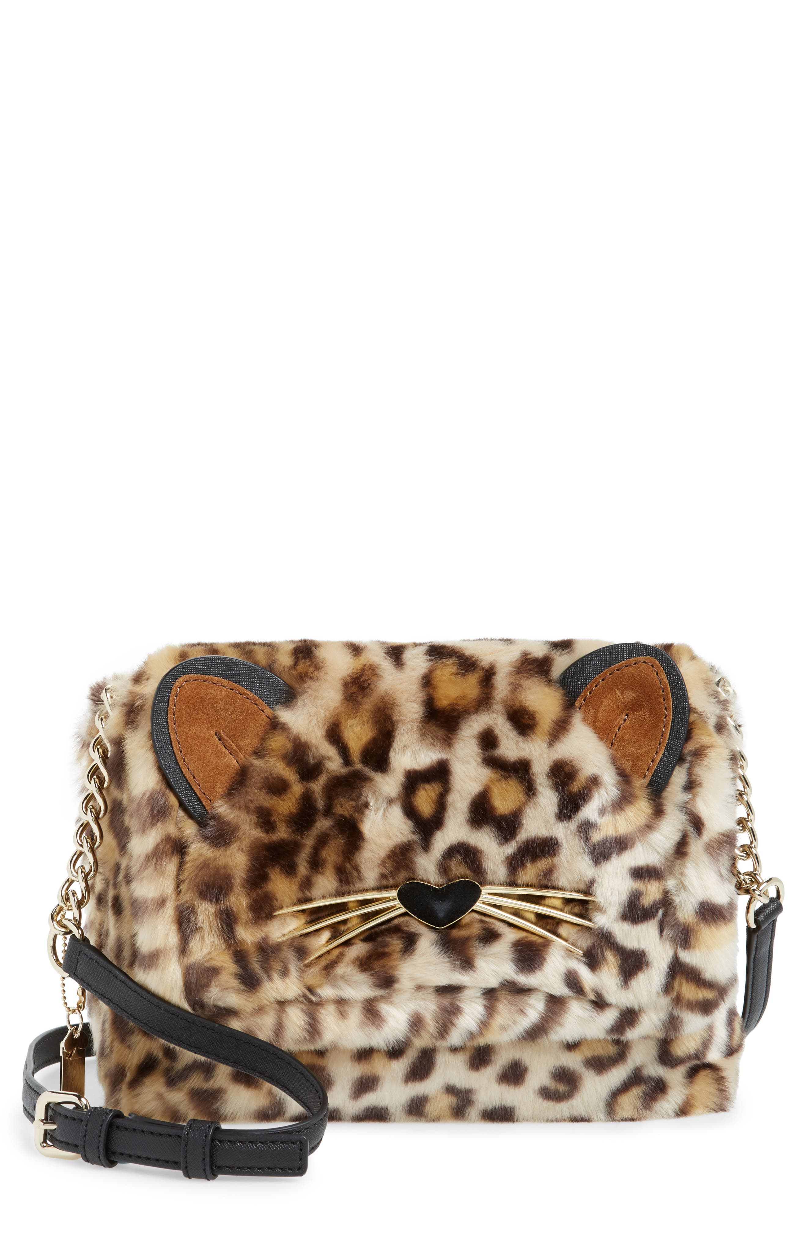 kate spade fur bag