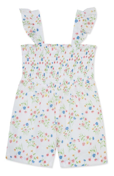 Floral Smocked Romper (Baby)