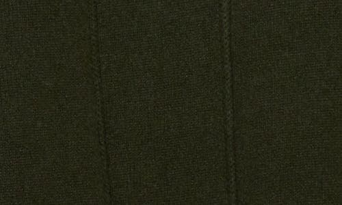 Bruno Magli Amicale Wide Rib Cashmere Sweater In Olive