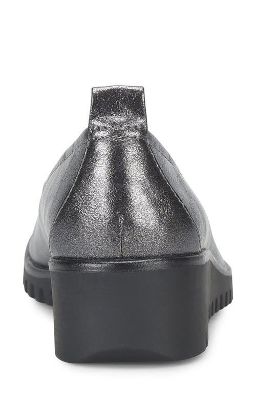 Eurosoft Darcie Wedge Flat In Pewter