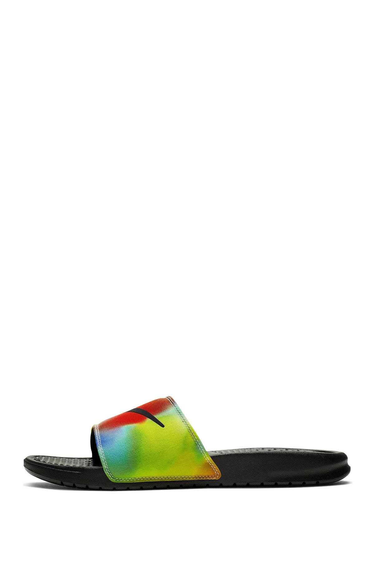 nike benassi slides tie dye