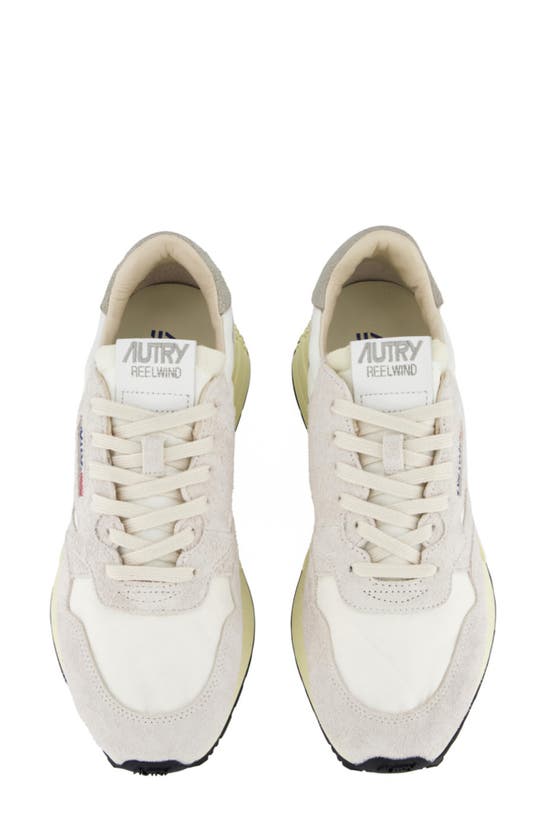 Shop Autry Reelwind Sneaker In White Natural
