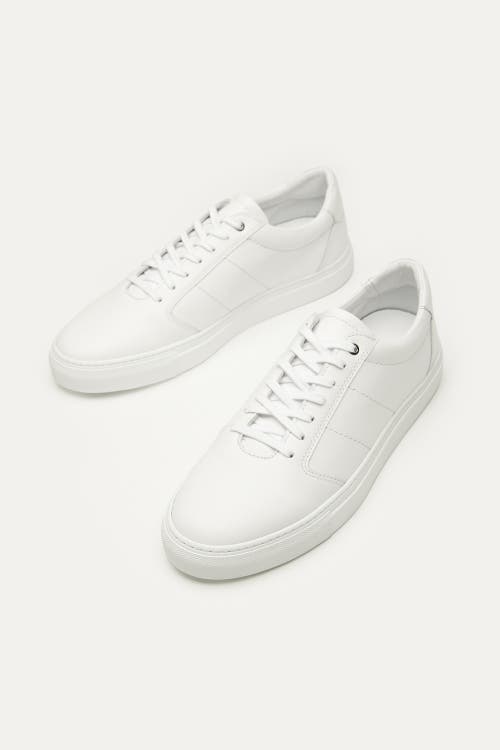 Want Les Essentiels De La Vie Want Les Essentiels Lennon 2.0 Smooth Leather Low Sneaker In White