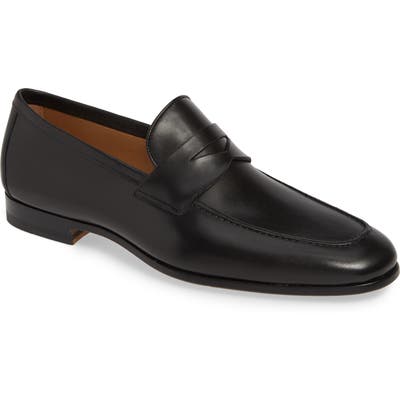 Magnanni Reed Penny Loafer- Black