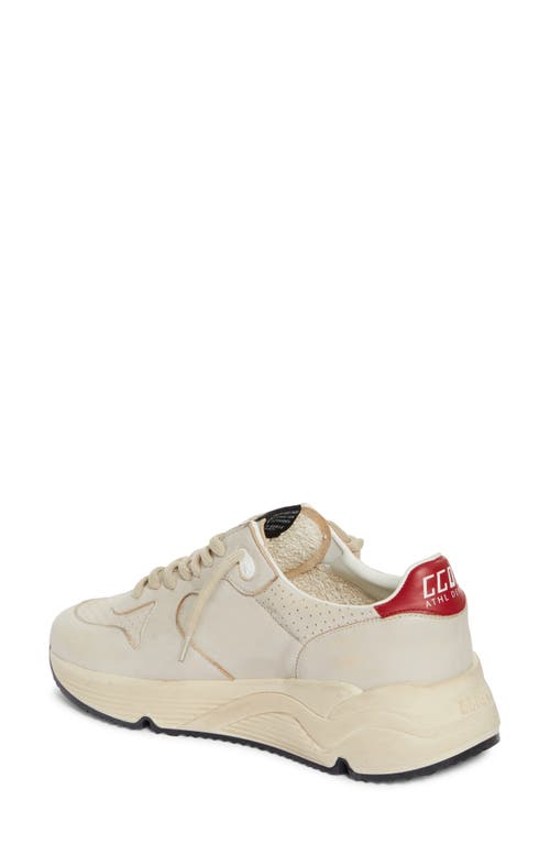 Shop Golden Goose Running Sole Sneaker In Grey/red