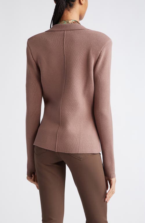 L Agence L'agence Lacey Cotton Blend Cardigan In Deep Taupe