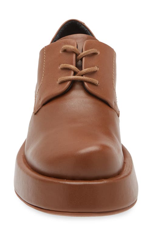 Paloma Barceló Paloma Barcelo Alex Iris Wedge Platform Derby In Cuoio