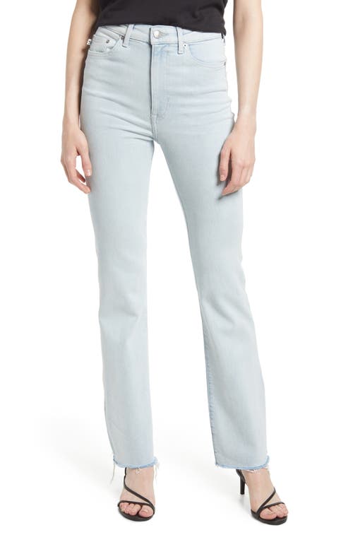 Lovers + Friends Greyson Super High Rise Slim Bootcut Jeans in Meridian