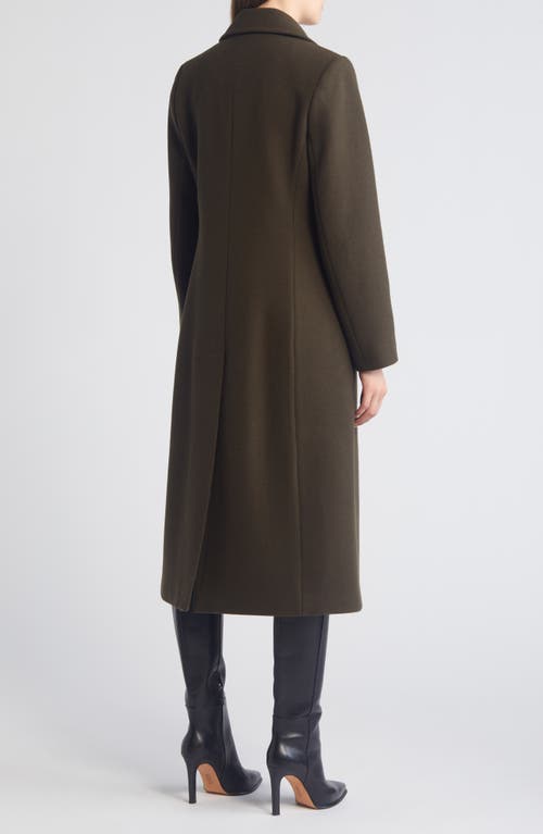 SAM EDELMAN SAM EDELMAN SINGLE BREASTED WOOL BLEND REEFER COAT
