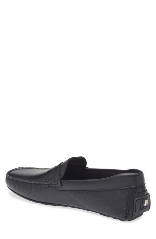 Shop Hugo Boss Boss Noel Driving Shoe In Black