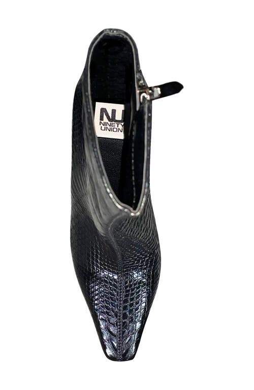 Ninety Union Fire Snip Toe Bootie In Black