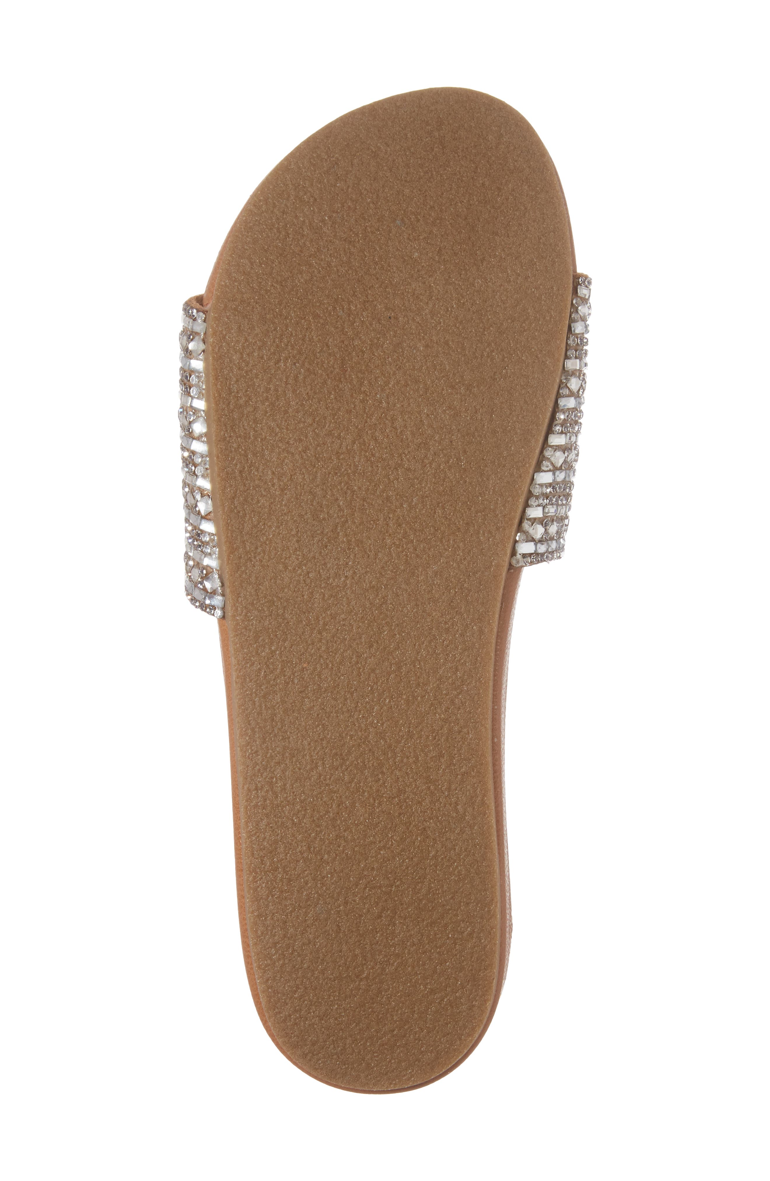 steve madden dazzle embellished slide sandal