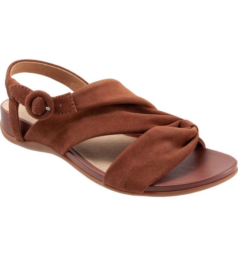 SOFTWALK<SUP>®</SUP> Tieli Sandal, Main, color, BROWN TOFFEE