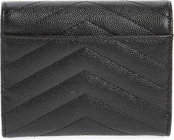 Saint Laurent Monogram Matelassé Leather Bifold Wallet