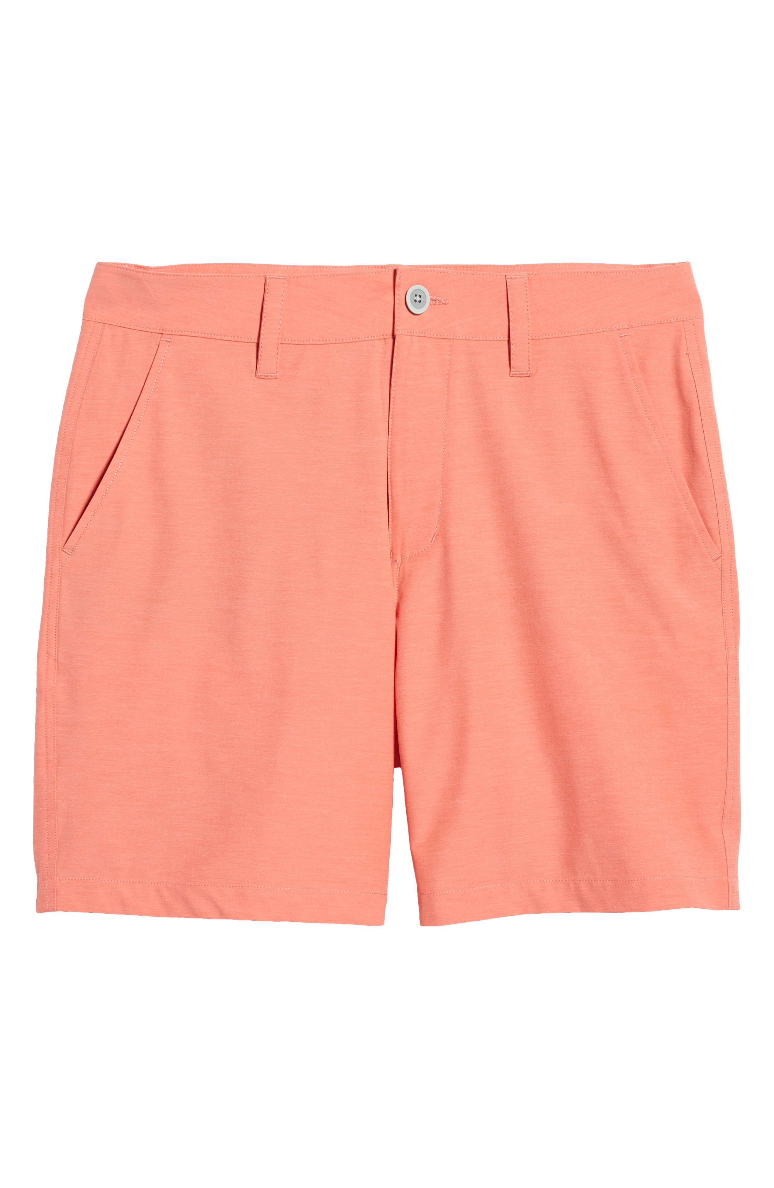 coral chino shorts