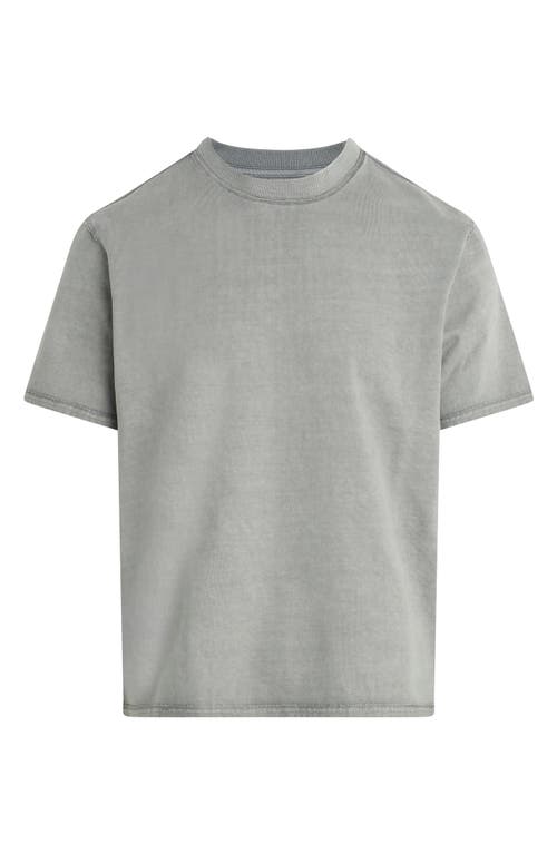 Hudson Jeans Heavyweight Cotton T-shirt In Lead