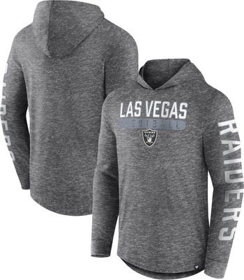 Men's Fanatics Branded White/Black Las Vegas Raiders Primary Arctic Pullover  Hoodie