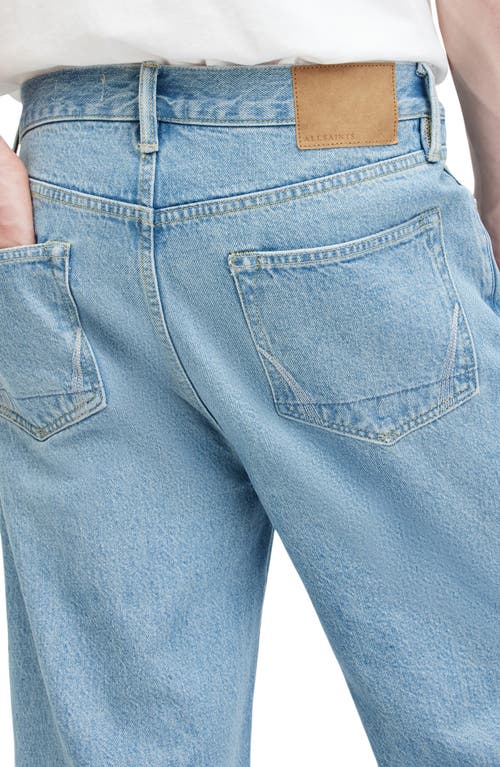 Shop Allsaints Lenny Flare Leg Denim Jeans In Indigo Blue