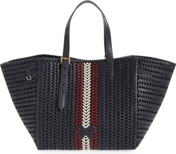 Anya Hindmarch Neeson Square Woven Leather Tote | Nordstrom