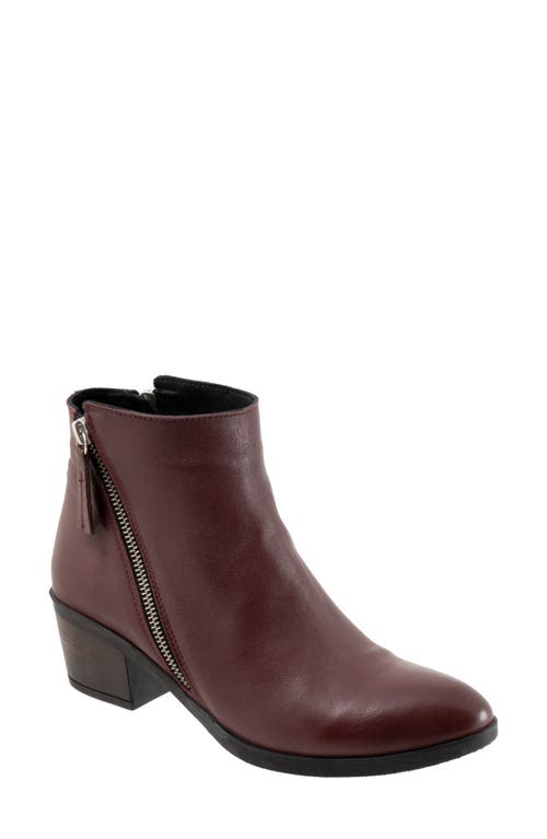 Bueno Camila Bootie In Merlot