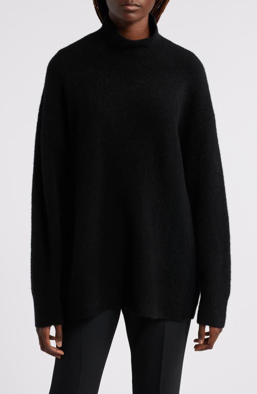 Wyeth Greer Wool & Yak Blend Turtleneck Sweater in Black 