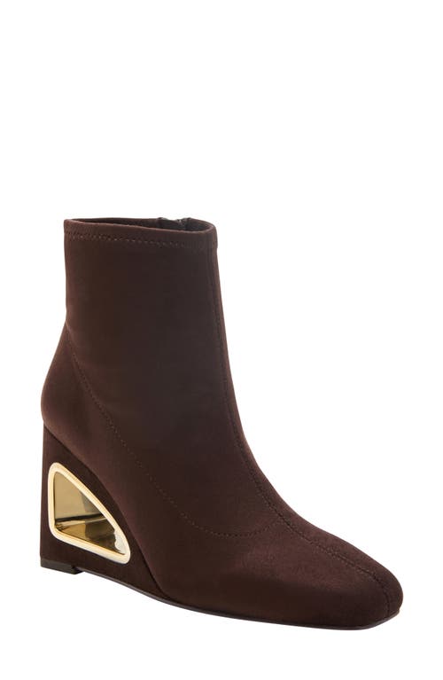 Shop Katy Perry The Hollow Wedge Bootie In Coffee