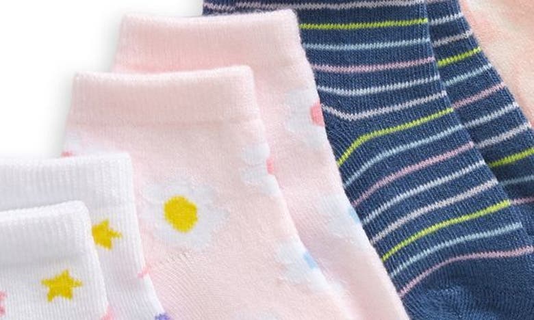 Shop Nordstrom Kids' Assorted 6-pack Quarter Socks In Blue Sugar Starry Clouds Pack