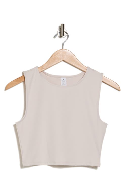 Shop Yogalicious Pure Cloud Crop Tank In Crystal Gray