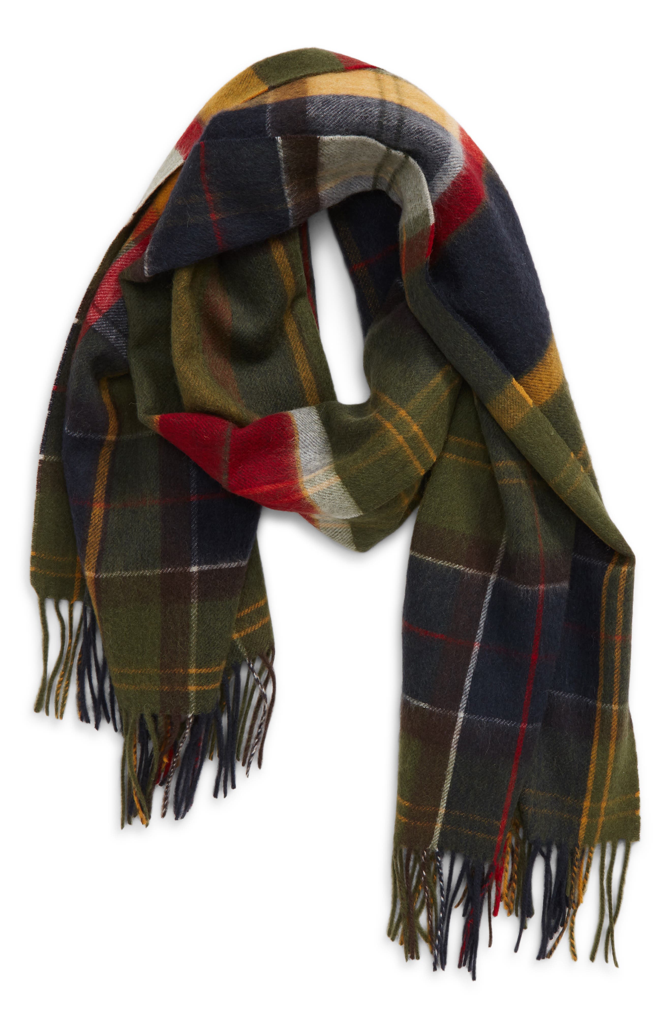 barbour scarf tartan