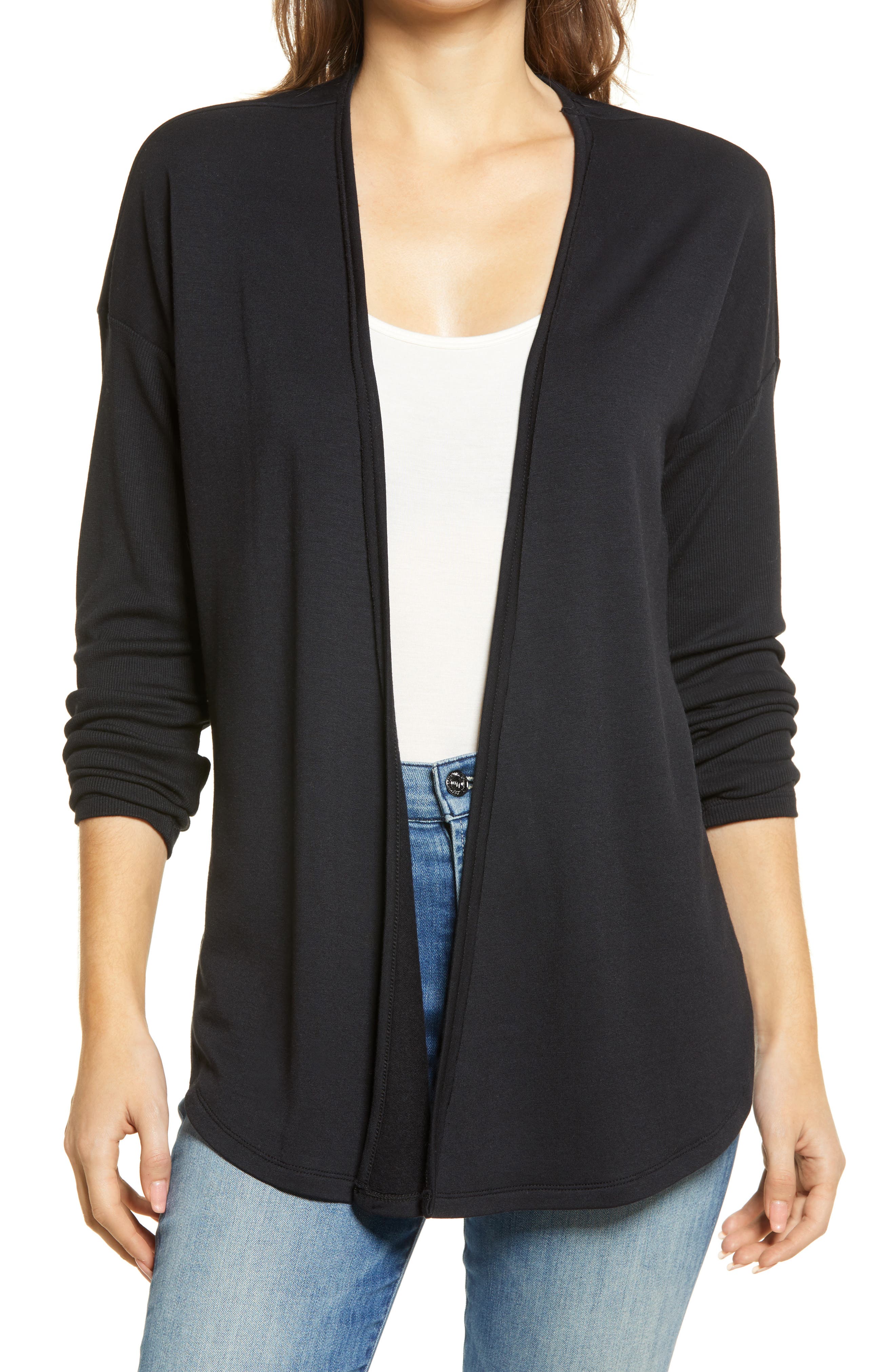 nordstrom black cardigan