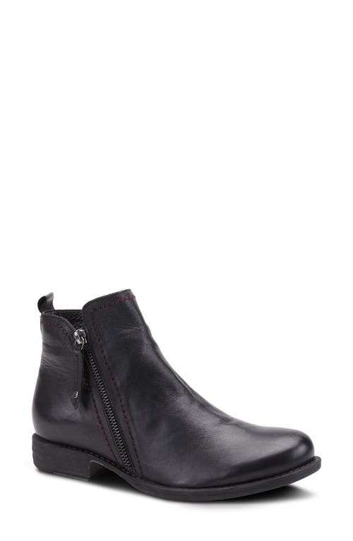 Spring Step Oziel Bootie In Black Leather