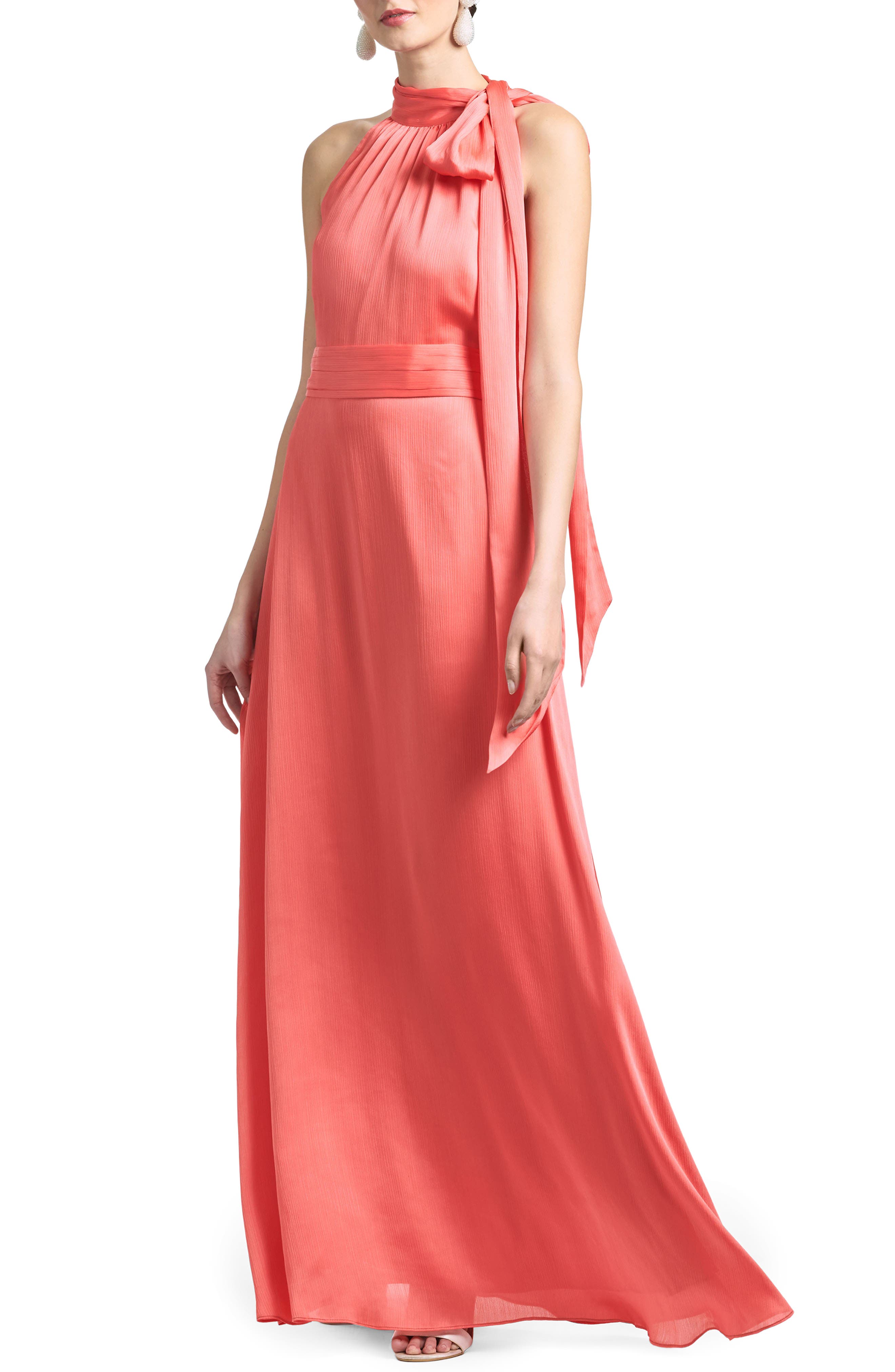 Coral Plus Size Bridesmaid Dresses