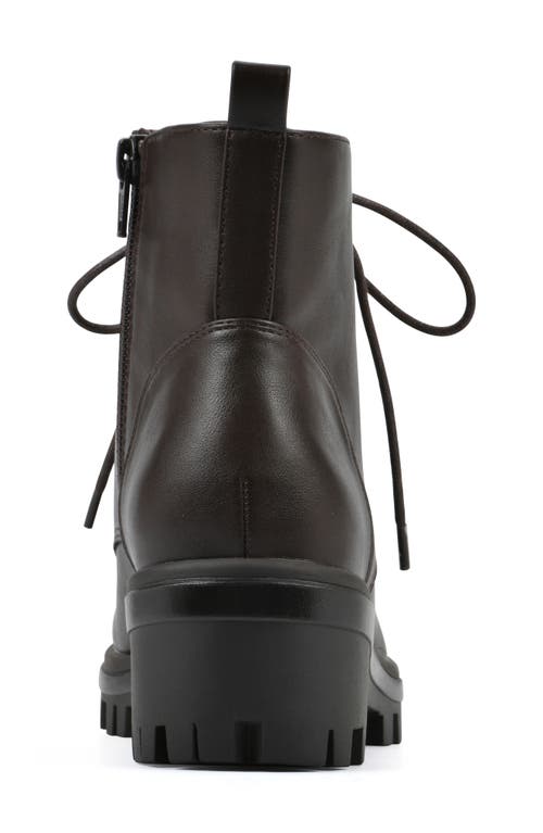 Cliffs By White Mountain Tappy Lug Sole Boot In Brown Smooth