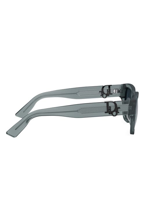 DIOR 'DIOROBLIQUE S1F 53MM SQUARE SUNGLASSES