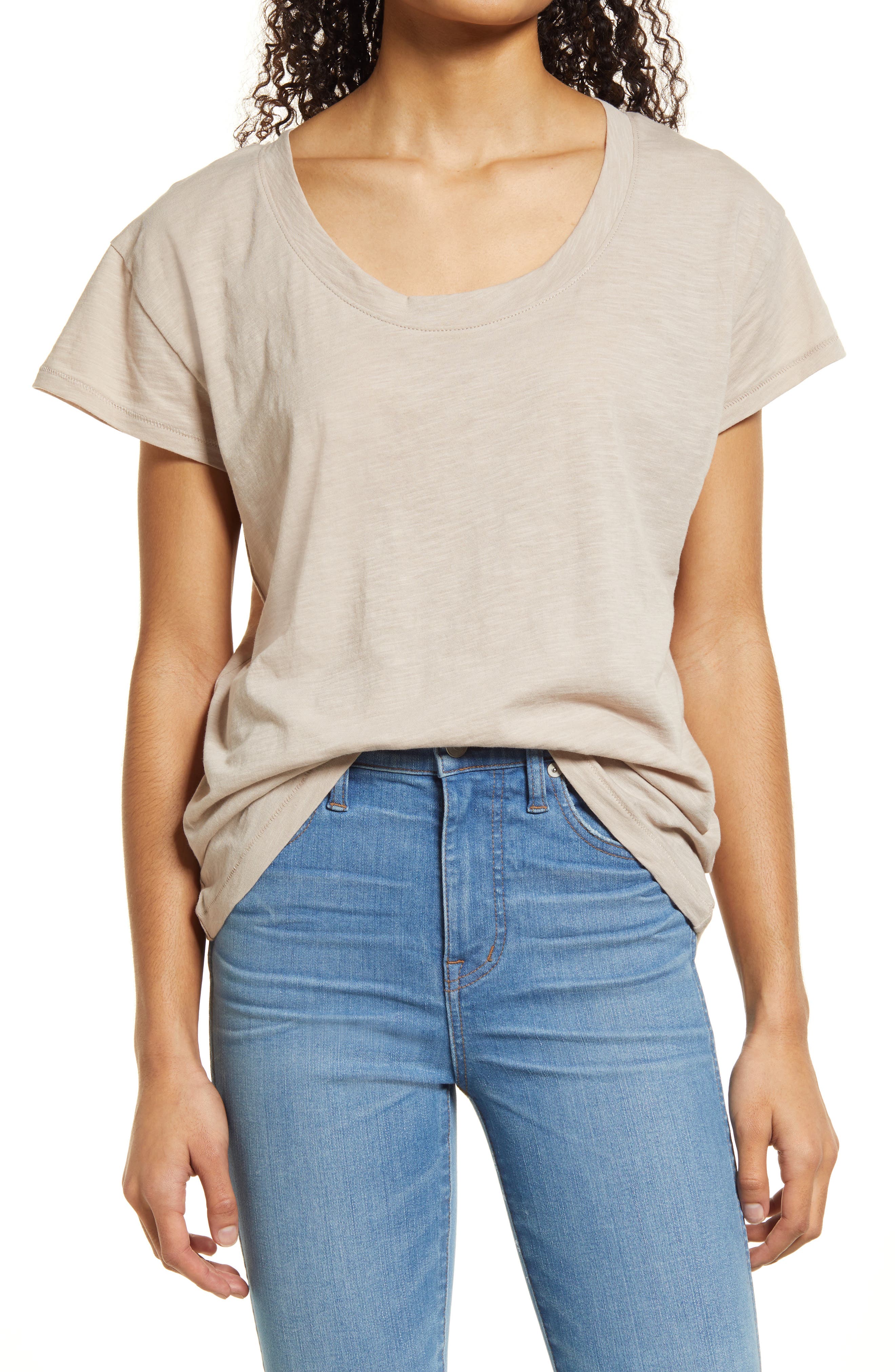 madewell scoop neck tee