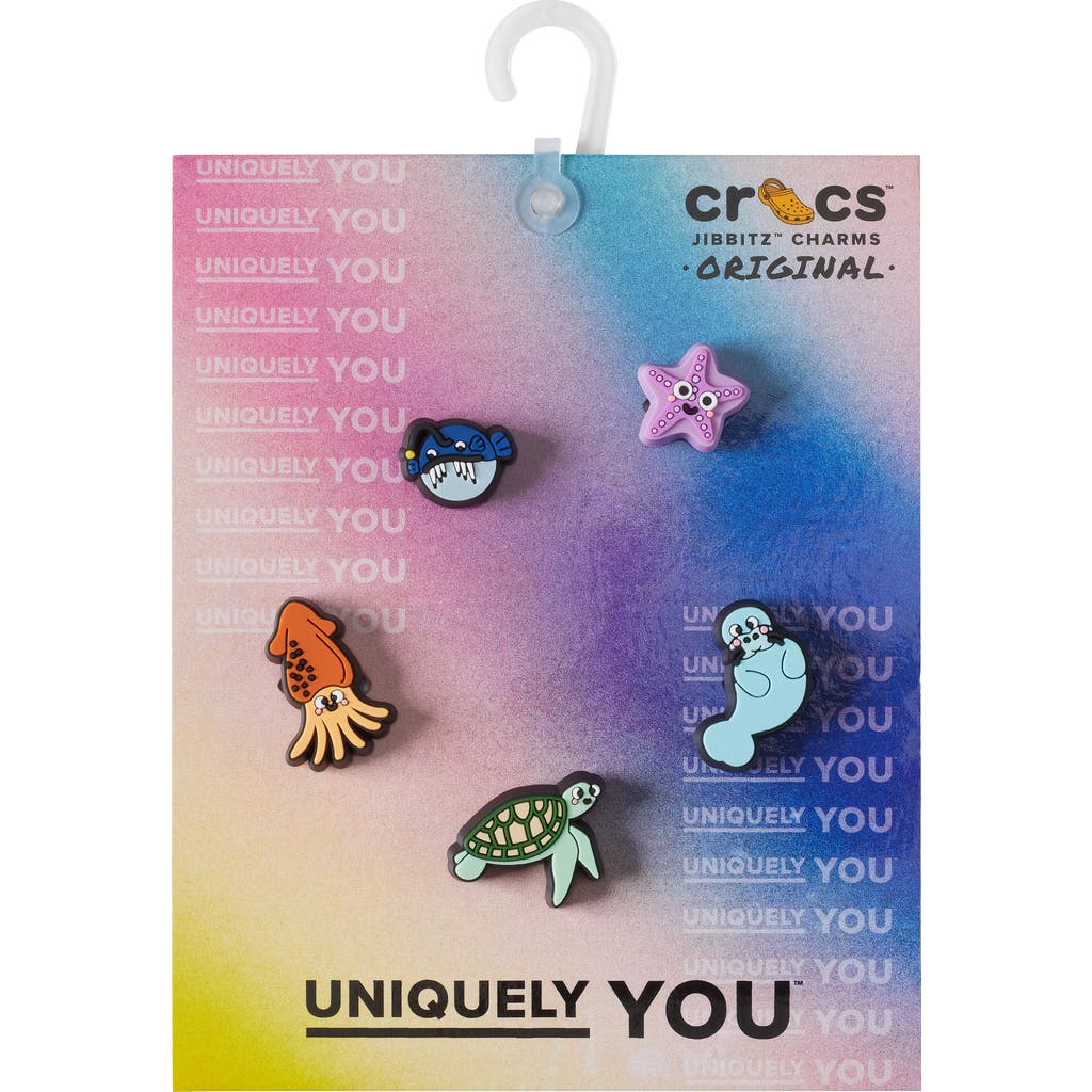 Crocs Tiny Deep Sea Friends 5-pack Jibbitz Shoe Charms In White
