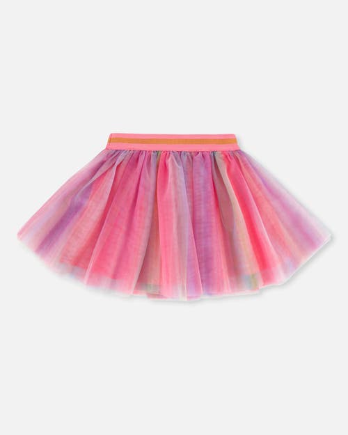 Deux Par Deux Girl's Tulle Skirt Rainbow Stripe at Nordstrom