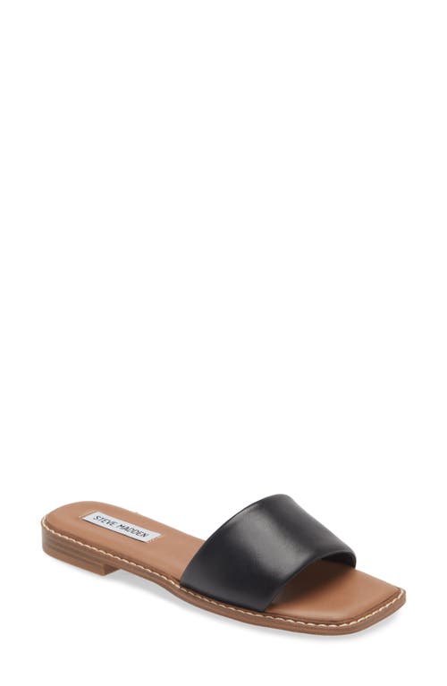 Steve madden black slide shops sandals