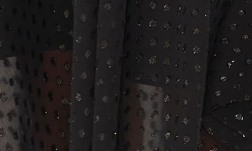 Shop Chaus V-neck Long Sleeve Button-front Tie Waist Maxi Dress In Black/black