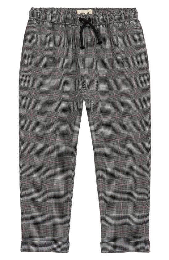 Open Edit Kids' Pants In Black- Red Plaid