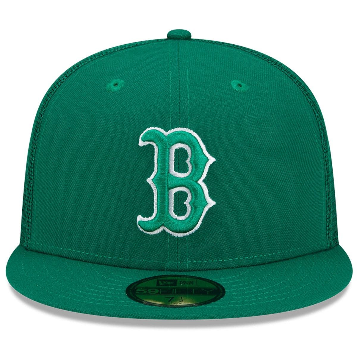 green red sox cap