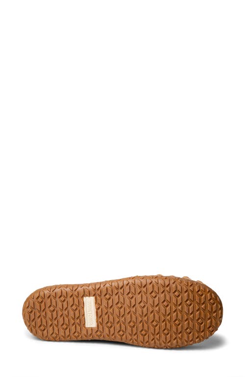 Minnetonka Ultimate Genuine Shearling Slipper In Tan