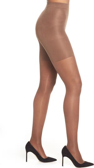 Spanx Womens Size A Regular Waist Firm Believer Shaping Sheers S6 Brown  20217