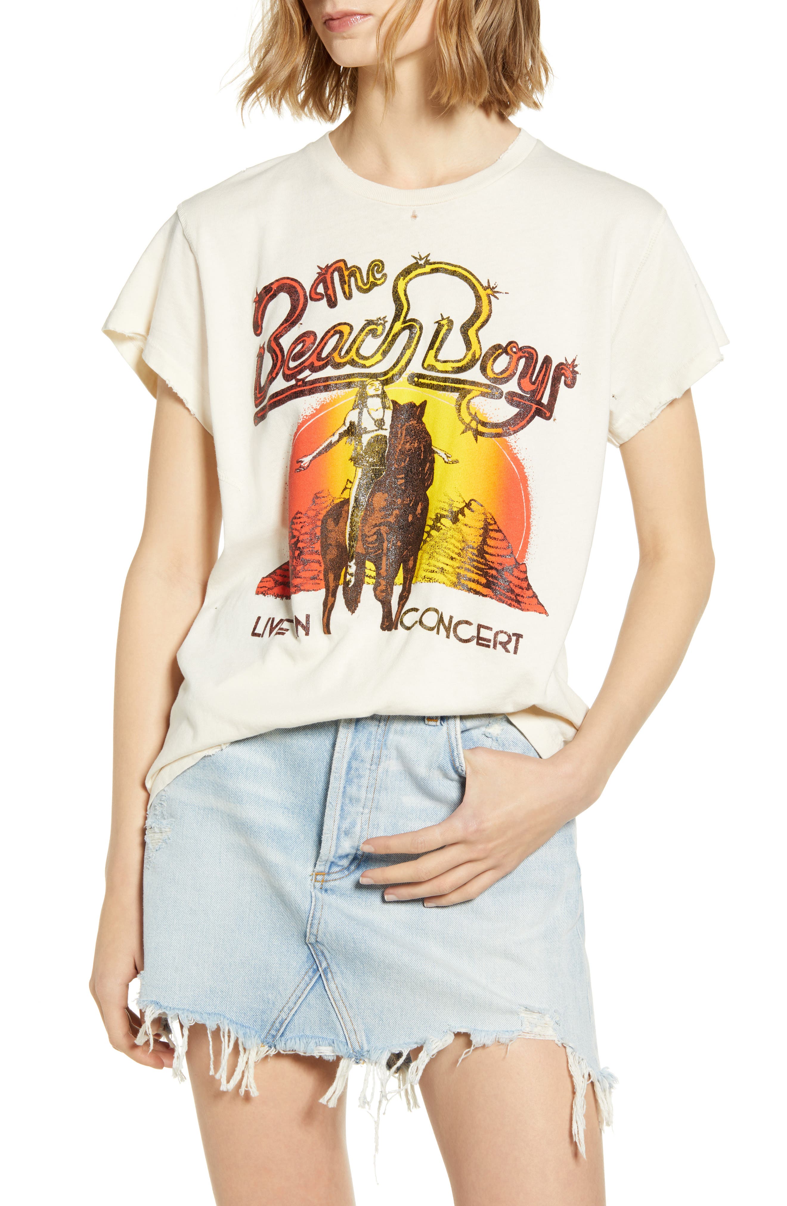 beach boys graphic tee